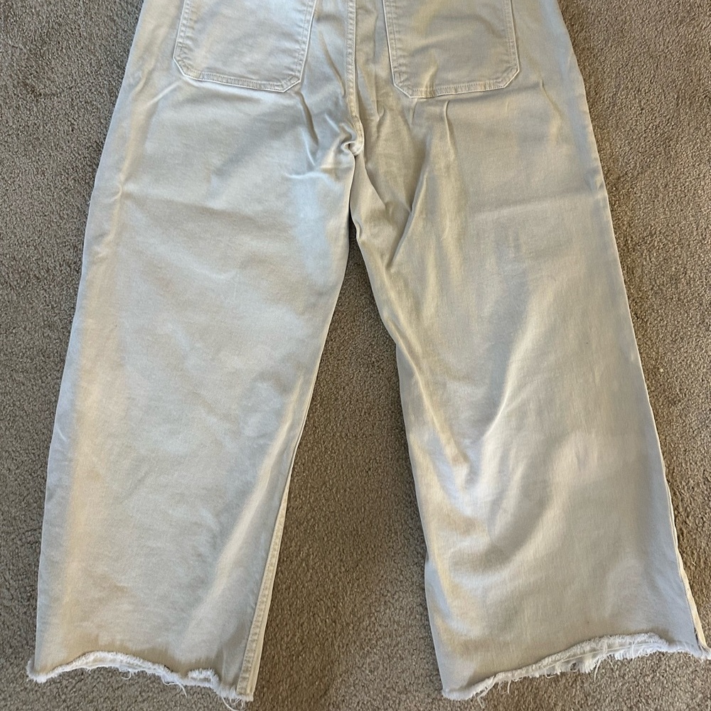 Ming - Catherines Light Wash Cropped Wide-Leg Jeans